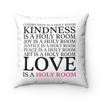Holy Room Square Art Pillow Case